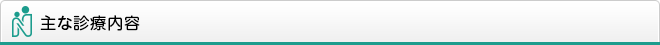 主な診療内容