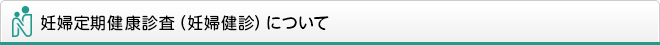 妊婦定期健康診査（妊婦健診）について